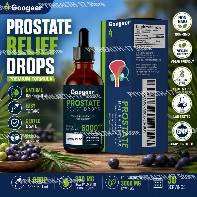 Googeer Prostate Wellness Drop - đánh giá và giá Herbal Wellness Liquid