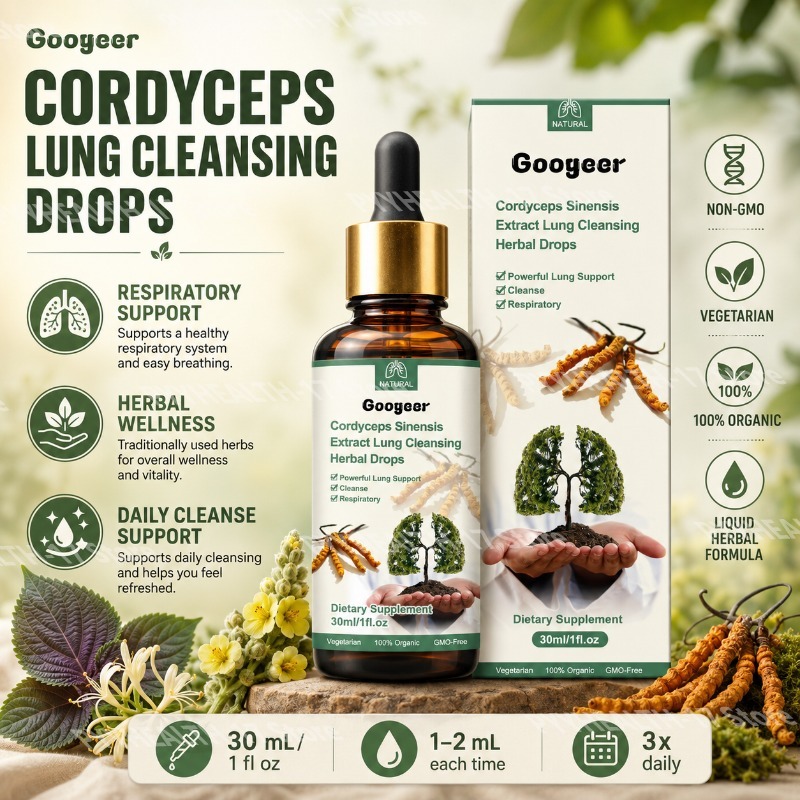Googeer Cordyceps Drops Herbal - đánh giá và giá Herbal Wellness Liquid
