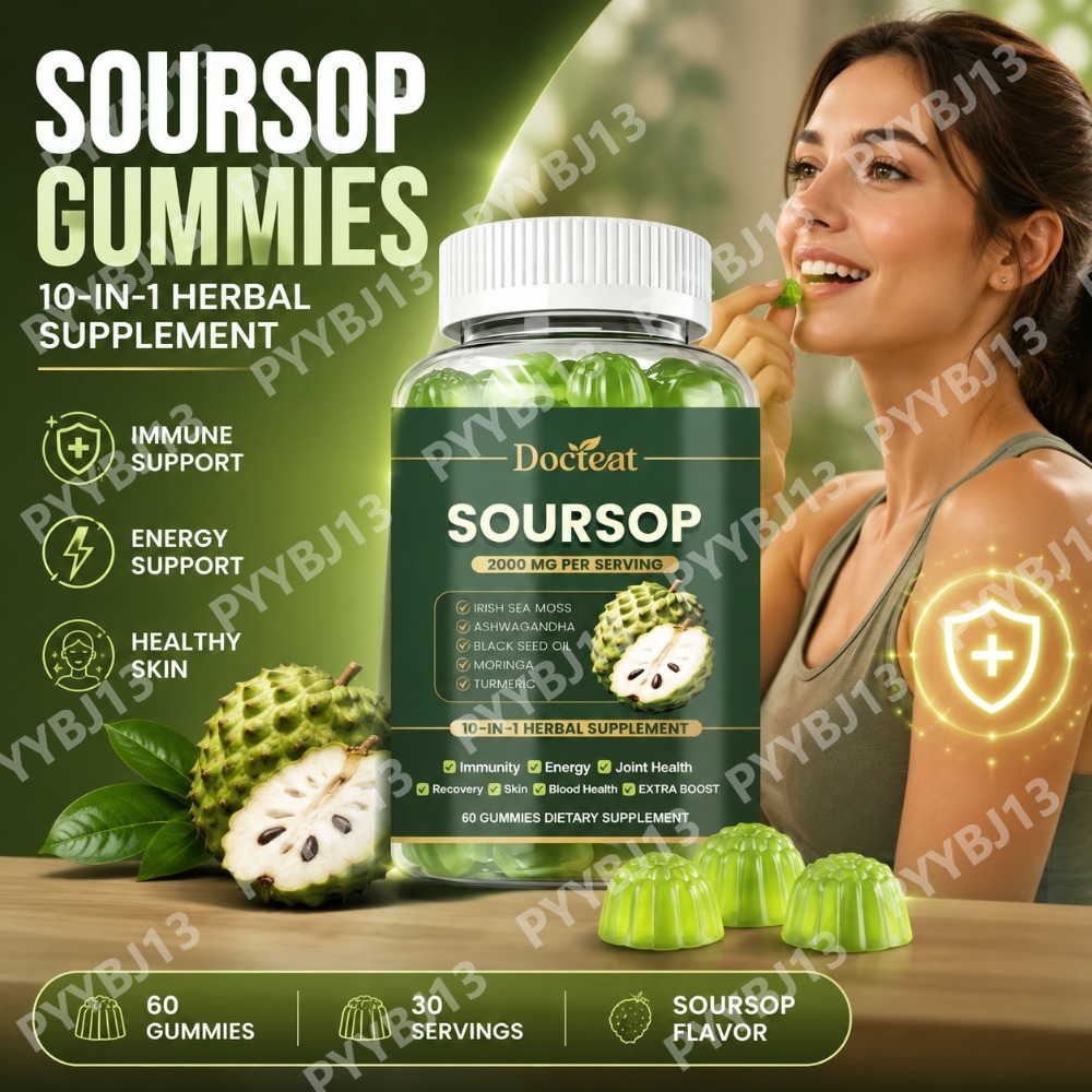 Docteat Soursop Gummies with I - đánh giá và giá Herbal Wellness Blend
